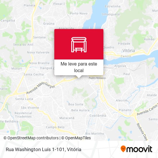Rua Washington Luís 1-101 mapa