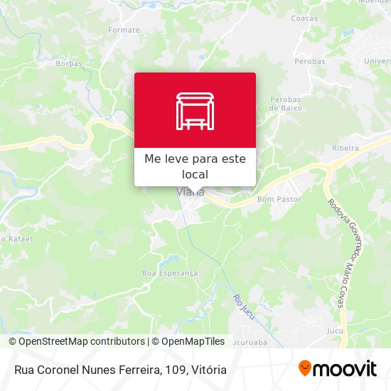 Rua Coronel Nunes Ferreira, 109 mapa