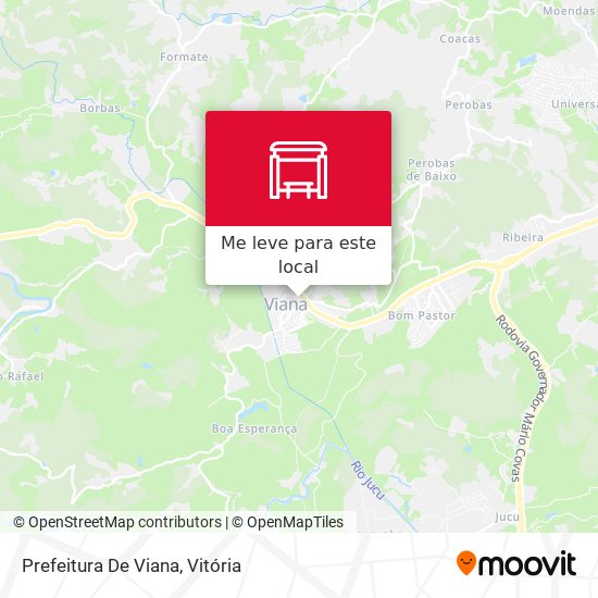 Prefeitura De Viana mapa