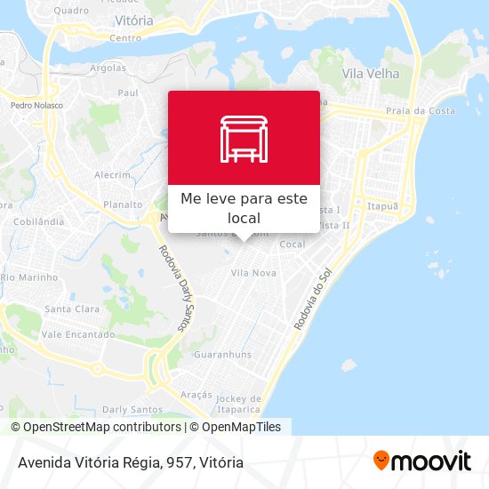 Avenida Vitória Régia, 957 mapa