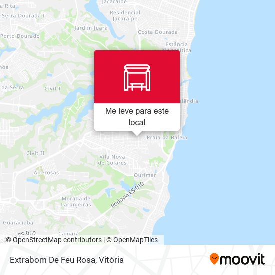 Extrabom De Feu Rosa mapa