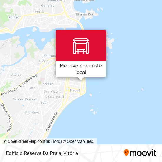 Edifício Reserva Da Praia mapa