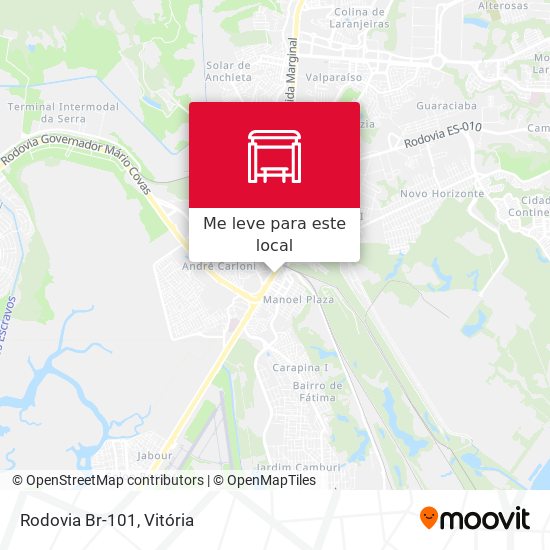 Rodovia Br-101 mapa