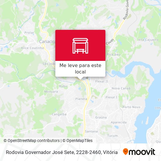 Rodovia Governador José Sete, 2228-2460 mapa