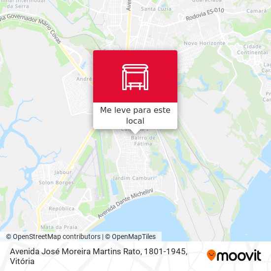 Avenida José Moreira Martins Rato, 1801-1945 mapa