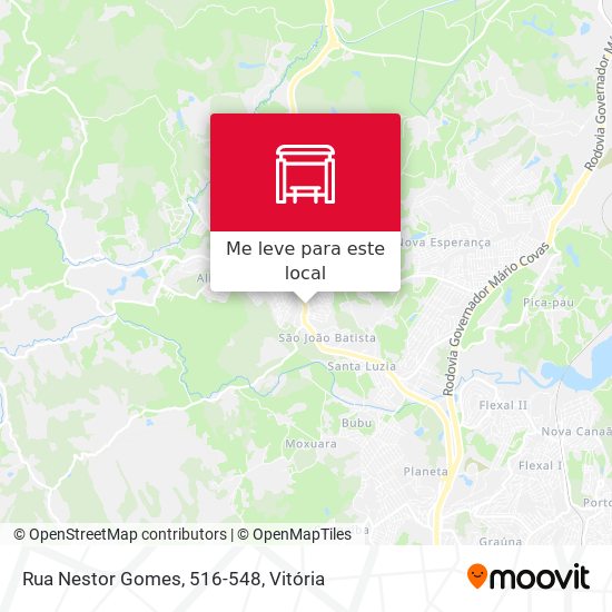 Rua Nestor Gomes, 516-548 mapa