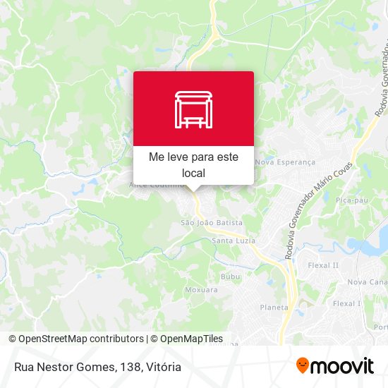 Rua Nestor Gomes, 138 mapa