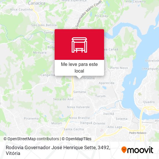 Rodovia Governador José Henrique Sette, 3492 mapa