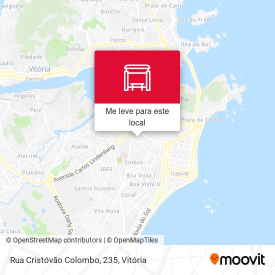 Rua Cristóvão Colombo, 235 mapa