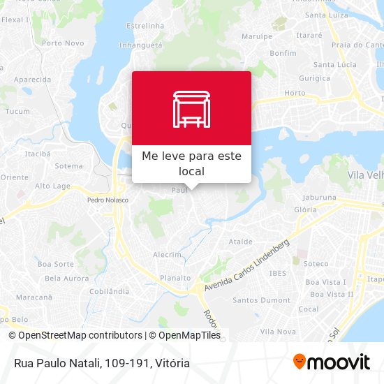 Rua Paulo Natali, 109-191 mapa