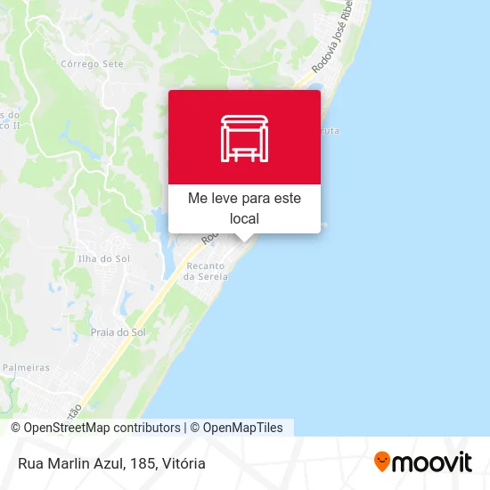 Rua Marlin Azul, 185 mapa