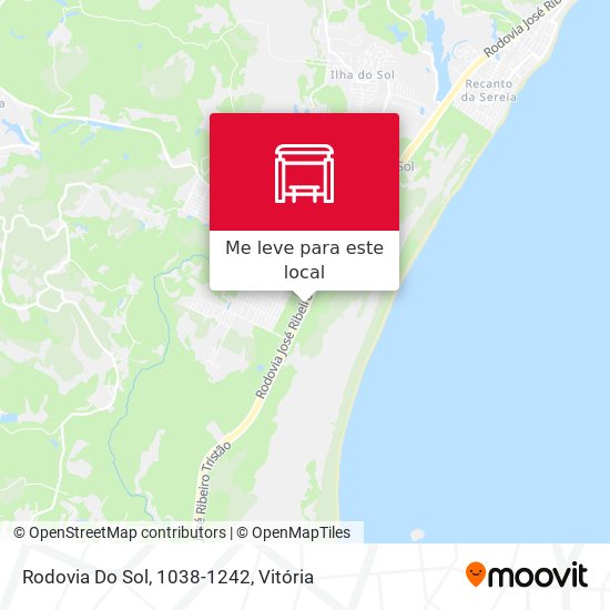 Rodovia Do Sol, 1038-1242 mapa