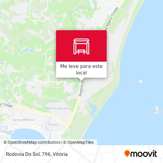 Rodovia Do Sol, 796 mapa