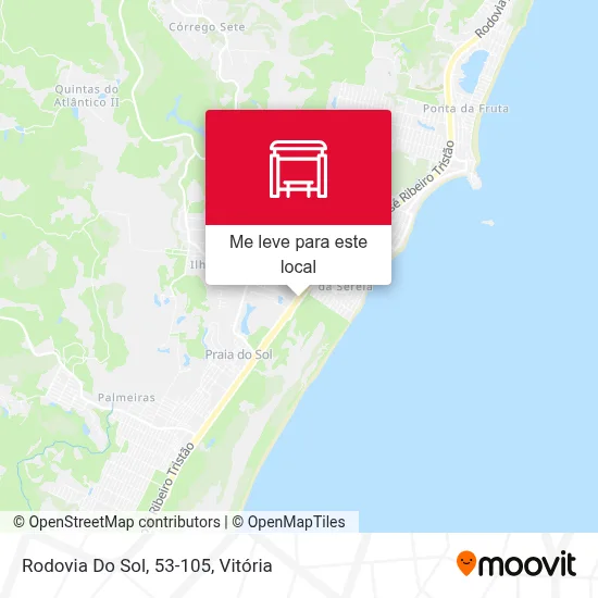 Rodovia Do Sol, 53-105 mapa