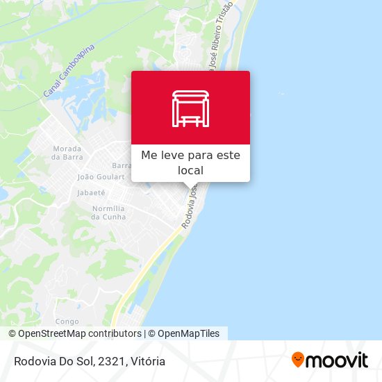 Rodovia Do Sol, 2321 mapa