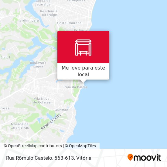 Rua Rômulo Castelo, 563-613 mapa