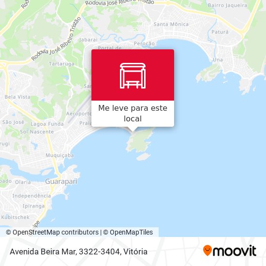 Avenida Beira Mar, 3322-3404 mapa