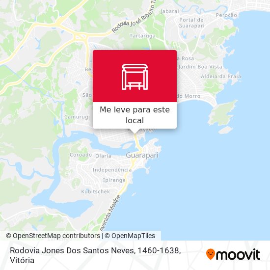 Rodovia Jones Dos Santos Neves, 1460-1638 mapa