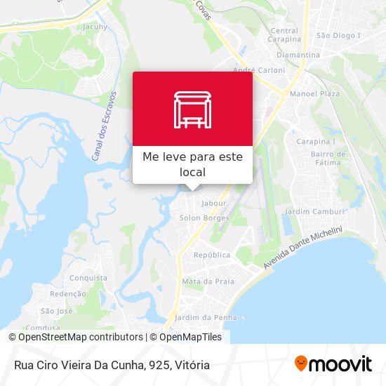 Rua Ciro Vieira Da Cunha, 925 mapa