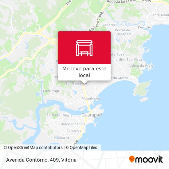 Avenida Contôrno, 409 mapa