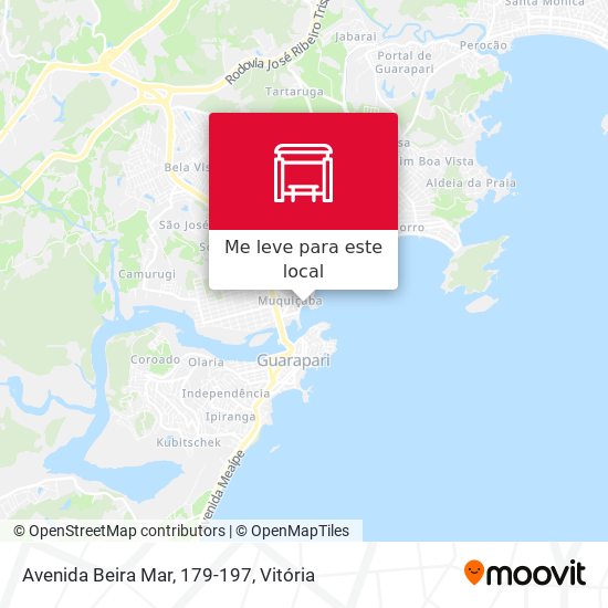 Avenida Beira Mar, 179-197 mapa