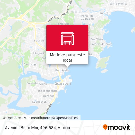 Avenida Beira Mar, 496-584 mapa