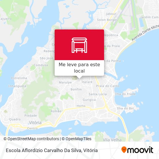 Escola Aflordízio Carvalho Da Silva mapa