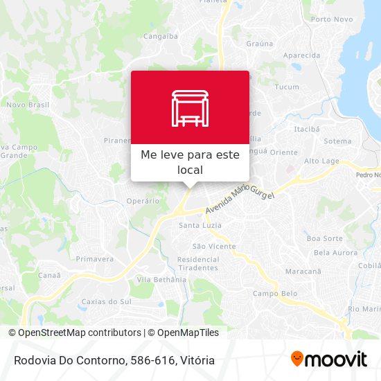 Rodovia Do Contorno, 586-616 mapa