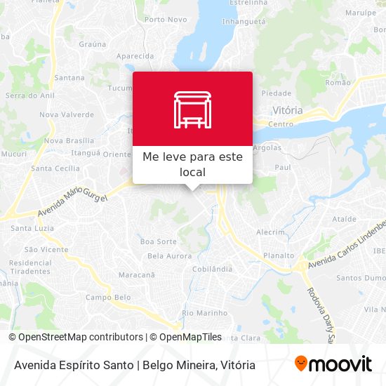 Avenida Espírito Santo | Belgo Mineira mapa