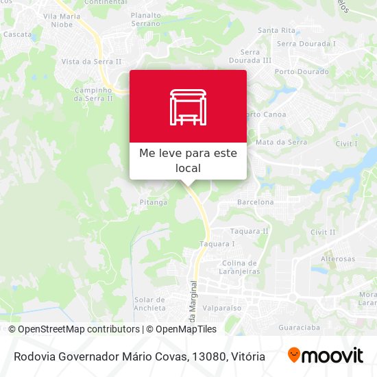 Rodovia Governador Mário Covas, 13080 mapa