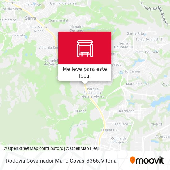 Rodovia Governador Mário Covas, 3366 mapa