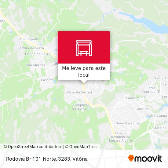 Rodovia Br 101 Norte, 3283 mapa