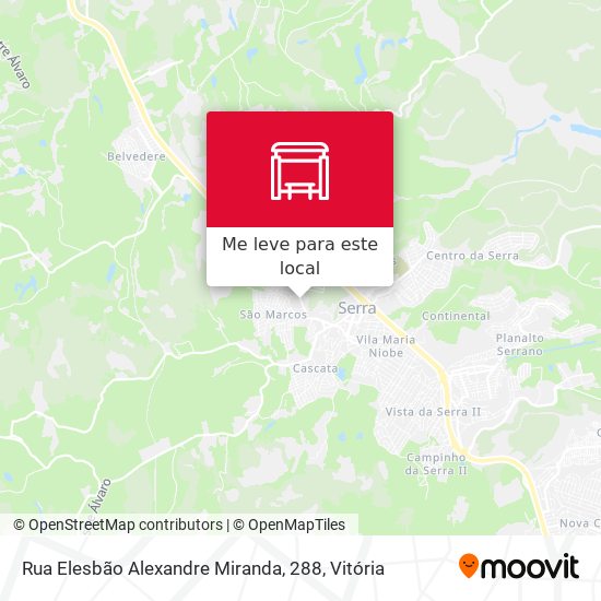Rua Elesbão Alexandre Miranda, 288 mapa