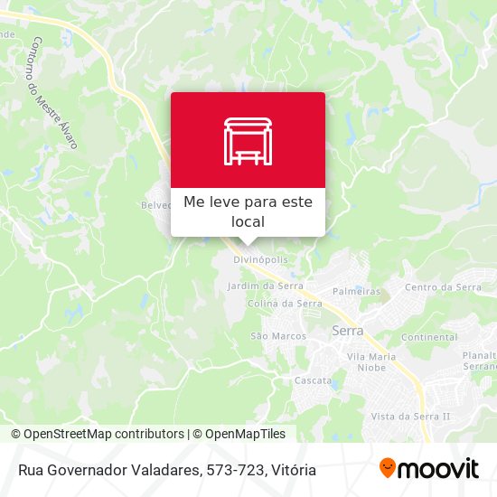 Rua Governador Valadares, 573-723 mapa
