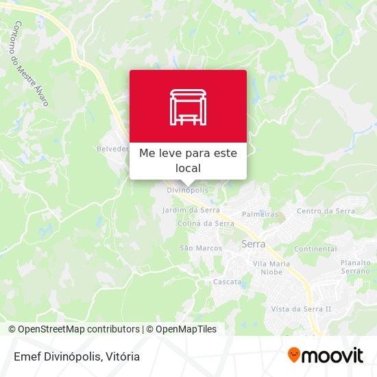 Emef Divinópolis mapa