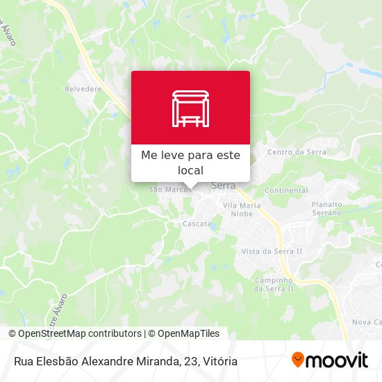 Rua Elesbão Alexandre Miranda, 23 mapa