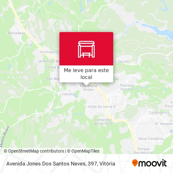 Avenida Jones Dos Santos Neves, 397 mapa