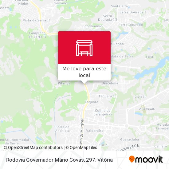 Rodovia Governador Mário Covas, 297 mapa