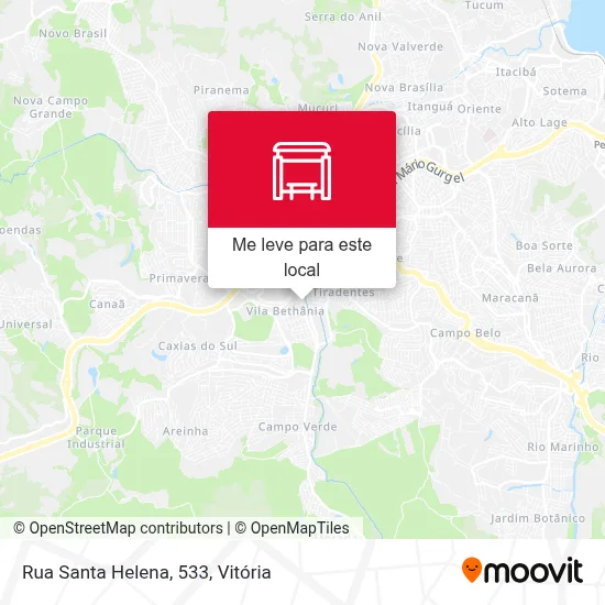 Rua Santa Helena, 533 mapa