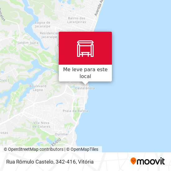 Rua Rômulo Castelo, 342-416 mapa