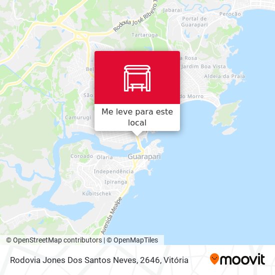 Rodovia Jones Dos Santos Neves, 2646 mapa