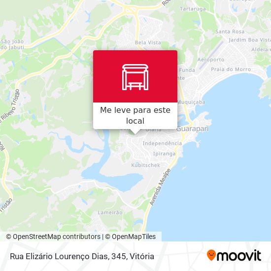 Rua Elizário Lourenço Dias, 345 mapa