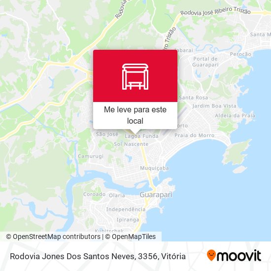 Rodovia Jones Dos Santos Neves, 3356 mapa