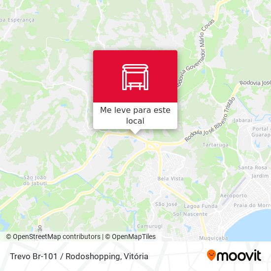 Trevo Br-101 / Rodoshopping mapa