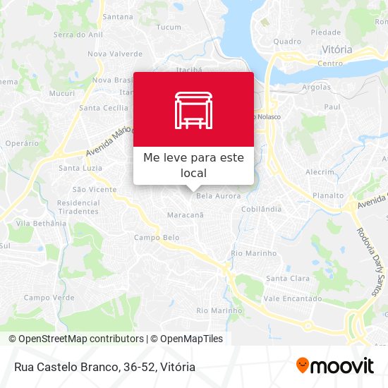 Rua Castelo Branco, 36-52 mapa