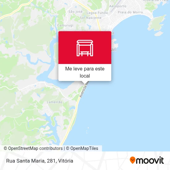 Rua Santa Maria, 281 mapa