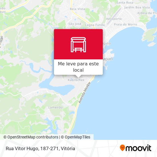 Rua Vítor Hugo, 187-271 mapa