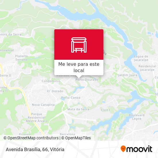 Avenida Brasília, 66 mapa