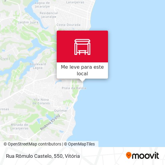 Rua Rômulo Castelo, 550 mapa