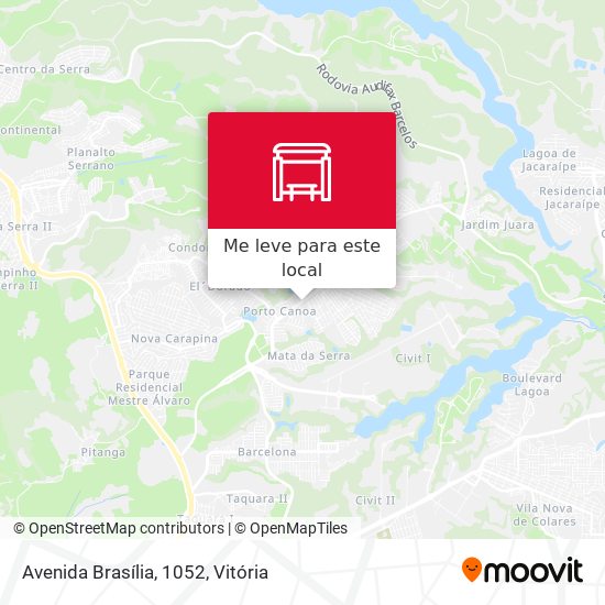Avenida Brasília, 1052 mapa